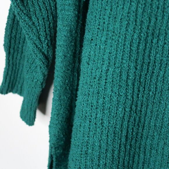 Express Womens Pullover Sweater Size XL Green Knit Lounge Oversized Casual - Picture 10 of 11
